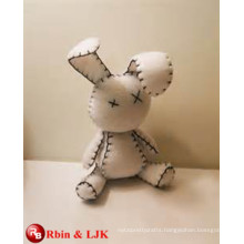 Meet EN71 and ASTM standard ICTI plush toy factory stuffed plush white rabbit toy